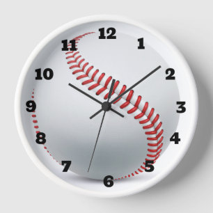 Horloge Clock de baseball