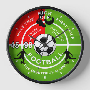 Horloge Clock de football