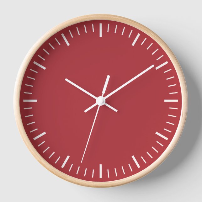 Horloge Clock rouge (Recto)