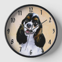 Cocker Spaniel (Parti) Peinture - Art Chien origin