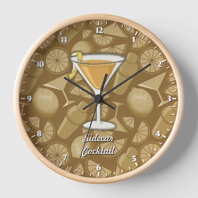 Horloge Cocktail Sidecar (Recto)