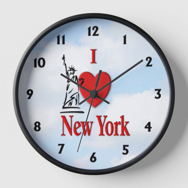Horloge Coeur New York (Recto)