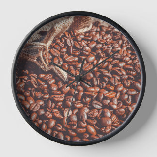 Horloge Coffee Bean