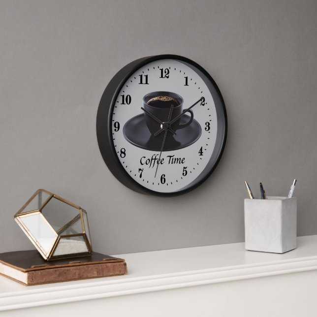 Horloge coffee time decor (Bureau)