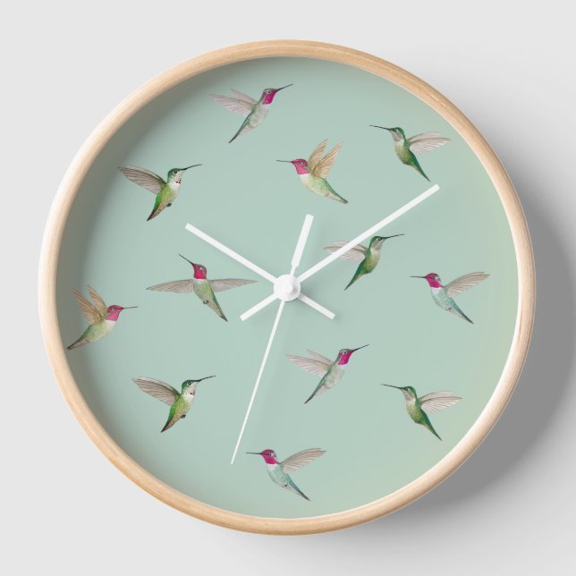 Horloge Colibris d'Anna (Recto)