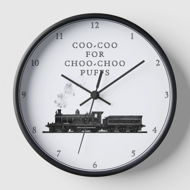 Horloge Collectionneur de trains amateur  (Recto)