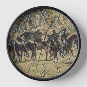 Horloge Combat de sabre