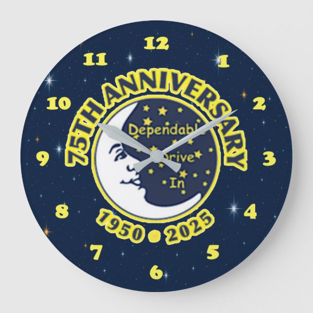 Horloge commémorative du 75e anniversaire de Depen (Recto)
