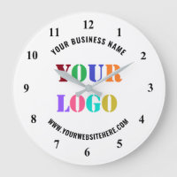 Horloge commerciale promotionnelle de logo personn