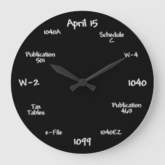 Horloge comptable - Horloge d'heure de taxe