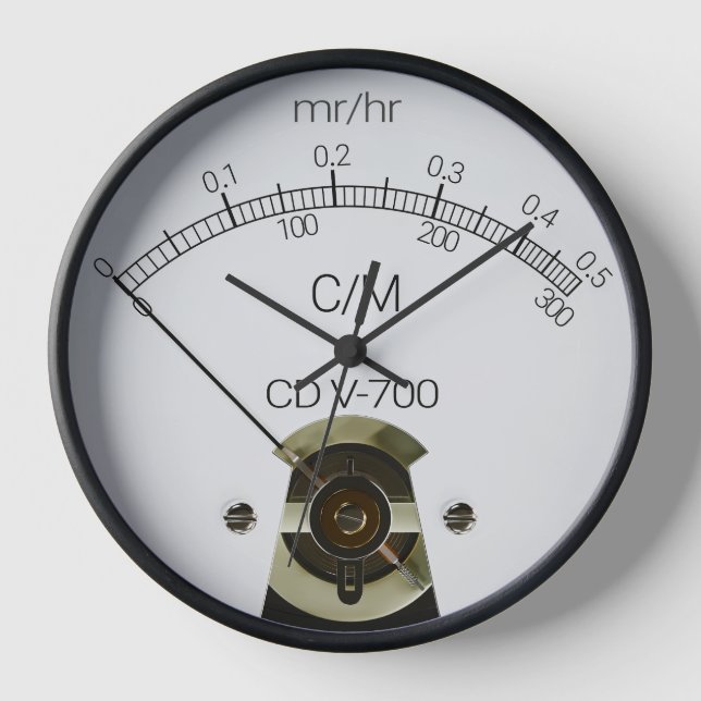 Horloge Compteur CD V-700 Geiger (Recto)
