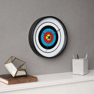 Horloge Conception cible Bullseye