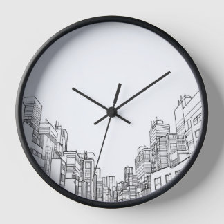 Horloge Conception de dessin d'architecture