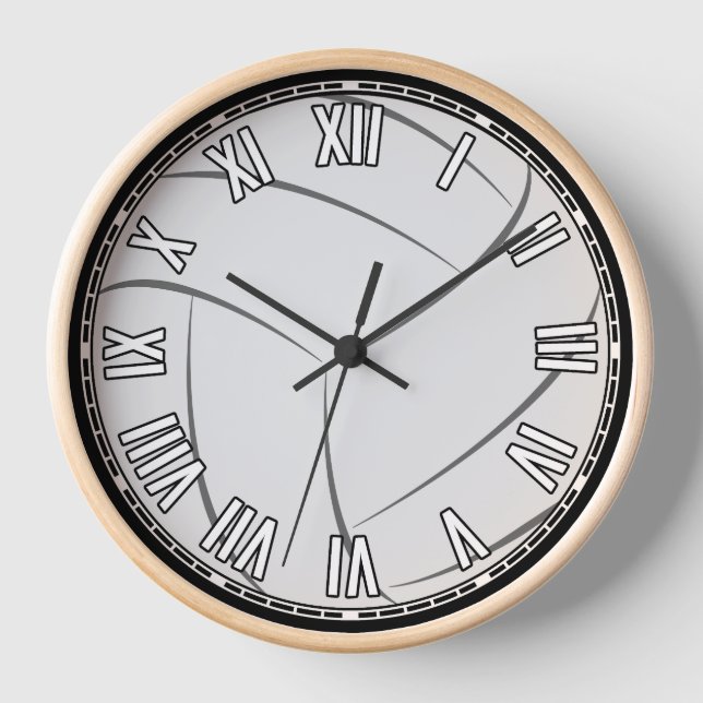Horloge Conception de volley-ball  (Recto)