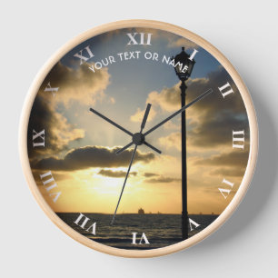 Horloge Conception Personnalisée Avec Votre Texte Et Votre