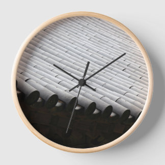 Horloge Conçu avec une photo de Corée du Sud, Natural