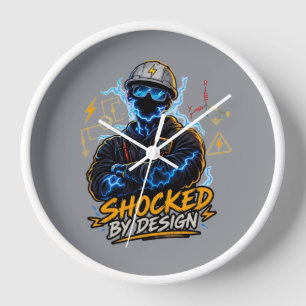 Horloge Conçu pour choquer Ingénieur électricien haute ten