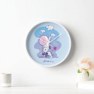 Horloge Confort et sécurité   Charlie & Snoopy Hug
