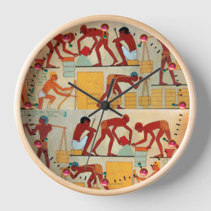 HORLOGE CONSTRUCTION ARCHITECTURALE D'ÉGYPTE ANTIQUE