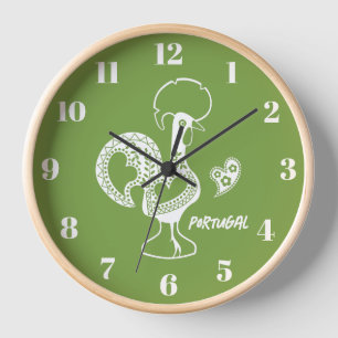 Horloge Coq de Barcelos, Portugal, silhouette
