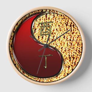 Horloge Coq de feu