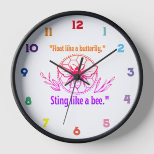 Horloge couleur abeille
