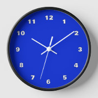 Couleurs et numéros personnalisés de l'horloge mur