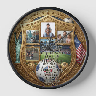 Horloge Coupe du Monde Famille personnalisée