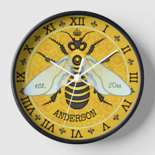 Horloge Coutume française de bourdon d'abeille de nid