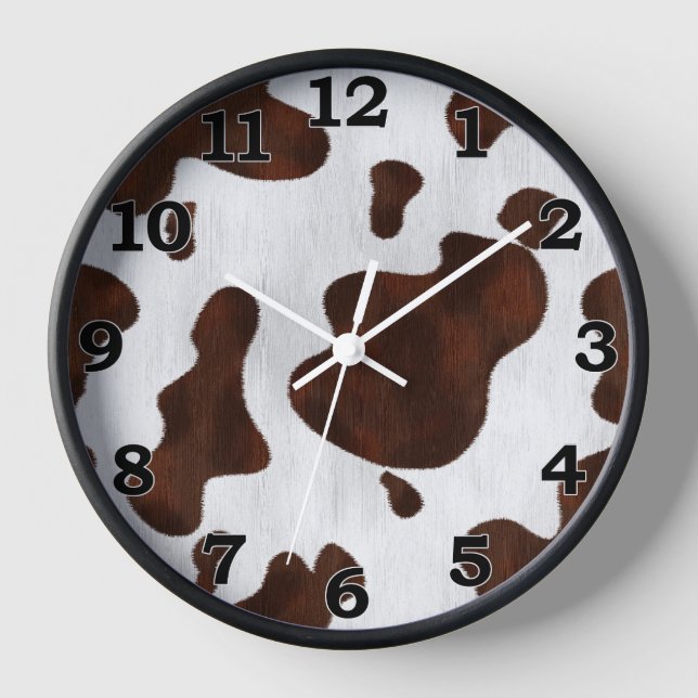 Horloge Cowhide Faux Hair Western Leather Spotted (Recto)