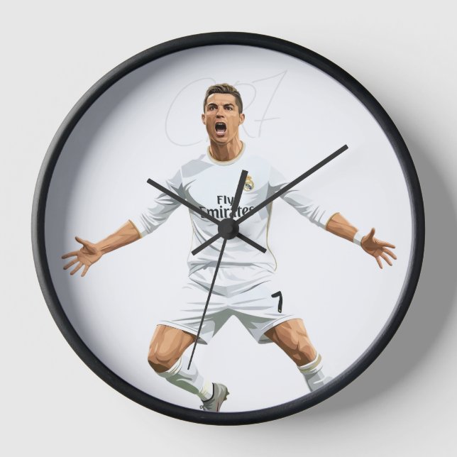 Horloge CR7 Cristiano Ronaldo - mettez vos initiales (Recto)