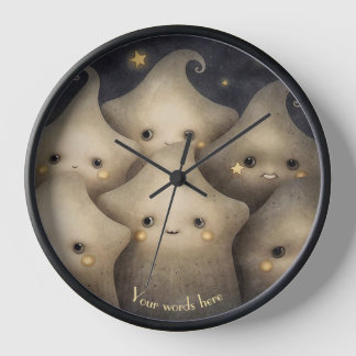 Horloge Créez vos propres étoiles mignonnes
