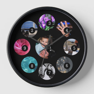 Horloge Créez votre propre décor photo facilement avec 9 i