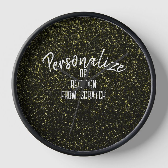 Horloge Créez votre propre personnalisation personnalisée (Recto)