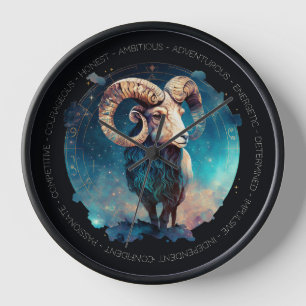 Horloge Créez votre propre Zodiac d'argile céleste