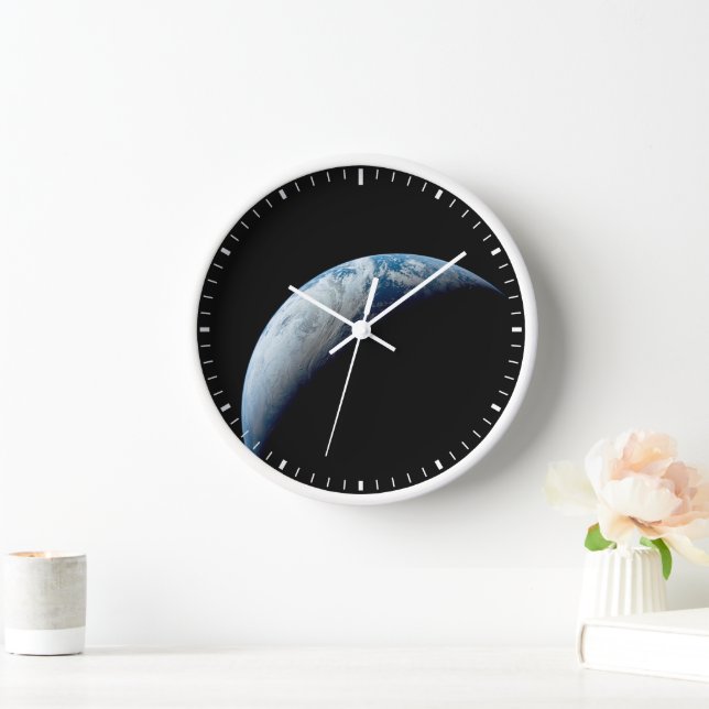 Horloge Crescent Terre De La Mission Apollo 4. (Maison)