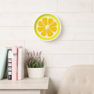 Horloge Cuisine juteuse de tranche de fruit tropical de