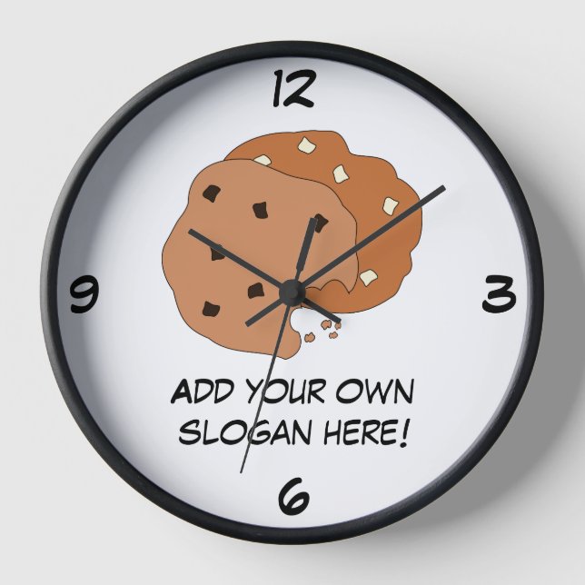 Horloge Customiser ce graphique Cookies (Recto)