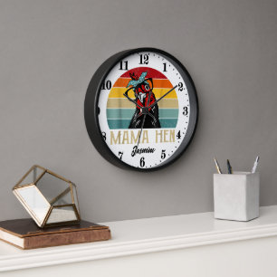 Horloge Cute Mama, ajouter le nom