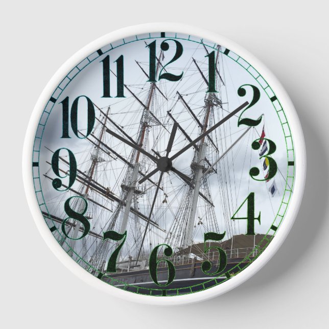 Horloge Cutty Sark Clipper ship (Recto)