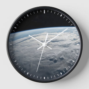 Horloge Cyclone Tropical Idai Au-Dessus De La Côte D'Afriq