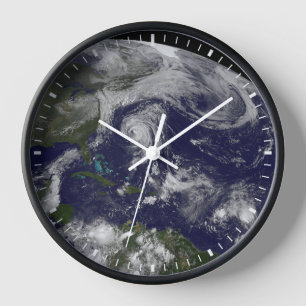 Horloge Cyclones Tropicaux Katia, Lee, Maria Et Nate.