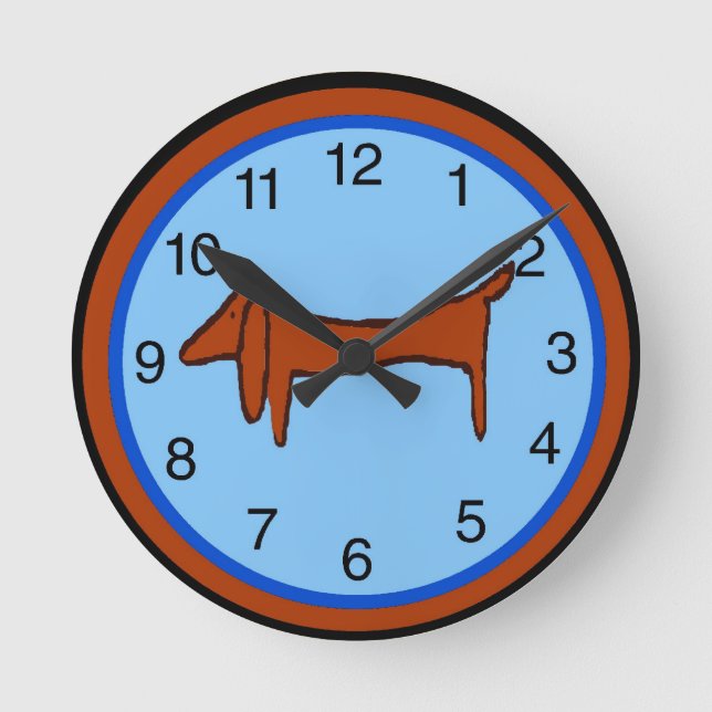 Horloge Dachshund (Recto)