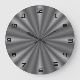 Horloge d'affichage en acier inoxydable