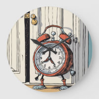 Horloge d'alarme pivotante - Porte Whimsical