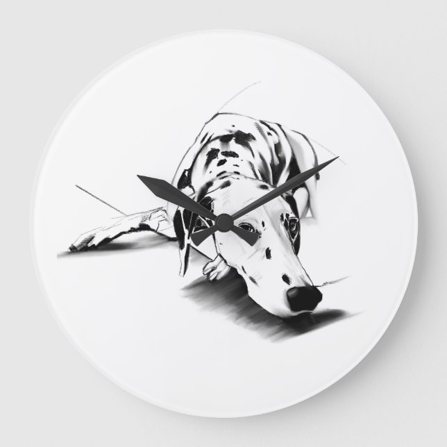 Horloge dalmate - Art canin (Recto)