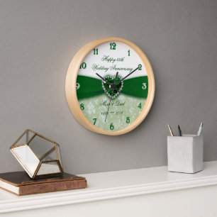Horloge Damask 55e anniversaire du Mariage
