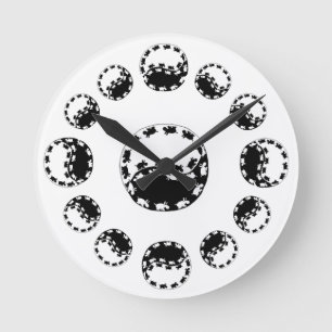 horloge d'âne de yang de yin
