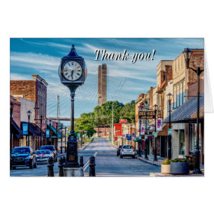 Horloge Dans Le Centre-Ville De Cape Girardeau Car