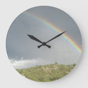 Horloge d'arc-en-ciel (ronde)